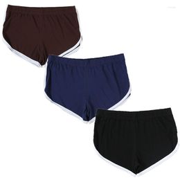 Underpants 3PCS/Lots Men Boxer Shorts Cotton Sleep Bottoms Boxershorts Underwear Cueca Homewear Panties Sleepwear Trunks Plus Size