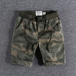 Men's Shorts Summer American fashion men's loose and comfortable camouflage shorts street sports wear jogging trouser 61 230417