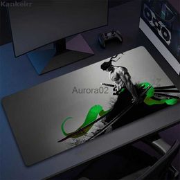 Mouse Pads Wrist Rests Xxl O-One Piece R-Roronoa Zoro Large Gaming Laptop Computer Desk Mat Mouse Pad Mouse Mat Notbook Mousepad Gamer for PC Desk Pad YQ231117