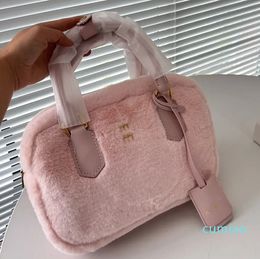 plush tote bag luxurys handbag felt crossbody bags Womens Designer Bag Fashion versatile solid Colour shoulder bags