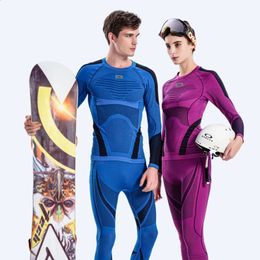 Other Sporting Goods Ski Suits Outdoor Sports Thermal Insulation Functional Underwear Quick Drying Training Clothes Sweat Absorbing for Men and Women 231116