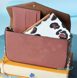 Fashion High Quality Multi Pochette Felicie Luxury Letter Wallet Mini Purses Crossbody Designer Bag Woman