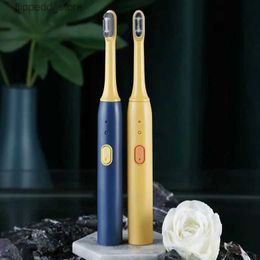 Toothbrush Adult Electric Toothbrush Ultrasonic smart USB Charging six-gear waterproof soft Brush Toothbrush set for couples Q231117