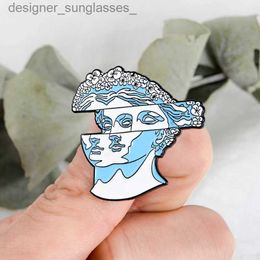 Pins Brooches Statue Face Pins Artist brooch Women brooches Bag Hats Leather jeckets Accessories Men Women Jewelry Artist jewelryL231117