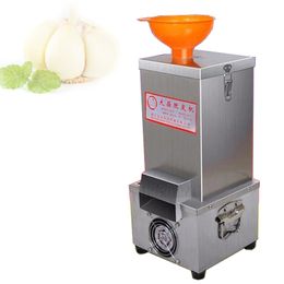 Free Shipping Stainless Steel Barrel Body Automatic Air Peeling Garlic Peeling Machine 220v