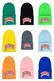 Backwoods Embroidery Beanie Outdoor Keep Warm Hats Knitted Caps Wool Knit Stocking Cap Winter Autumn Flexible Soft Hip Pop Hat4824177