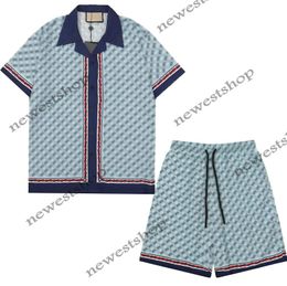Mix style Summer Designer Tracksuits Sets 2023 Mens Hawaii Beach classical letter Print Running Suits T-Shirt short sleeve t shirt2689