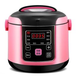 2L Smart Electric Rice Cooker Intelligent Automatic Kitchen Cooker Portable Preservation Rice Cooking Machin Multicooker212Q