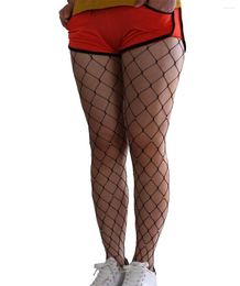 Women Socks Sexy Ladies Fashion Black Big Mesh Fishnet Net Pattern Pantyhose Stockings