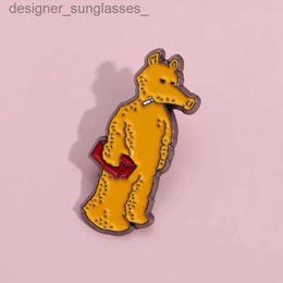 Pins Brooches Anteater Enamel Pins Brooches Hip Hop Singer Music Lel Badges Cartoon Animal Jewellery Gift for fan Friends Free ShippingL231117