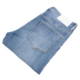 Men's Jeans Spring Summer Thin Denim Slim Fit European American High-end Brand Small Straight Pants JH6050-8