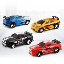 Electric RC Car 6 Colours RC Can Box Creative Mini Radio Remote Control Light Micro Racing Children s Toys 231204