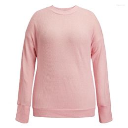 Women's Sweaters Womens Fashion Long Sleeve Scoop Neck Sweater Plus Size Solid Color Knitwear Loose Pullover Jumper Top Tee Shirts XL-3XL
