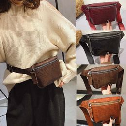 Waist Bags Women Pack 2023 Luxury Faux Leather Belt Bag Female Fashion Small Shoulder Hip Bum Purse