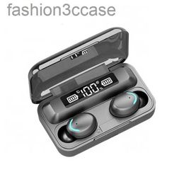 F9-5 LED Light Tws HiFi Headphone Sport Earphone Headset Mini TWS 5.1 Wireless Earbuds With Mic 2000Ahm Charging Box