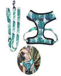 Pet Harness for French Bulldog Small Medium Dogs Leashes Pug Puppy Frenchie Pet Harness Vest Dog Walking Leash Pet Products 2104165121461