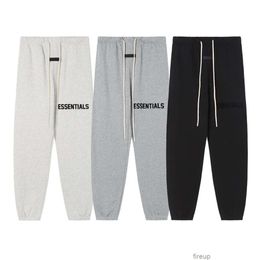 Designers Pant Trousers Sweatpants Fogs Double Thread Ess Season 9 Letter Flocking Printing Casual Pants High Street Trend Mens Womens Versa