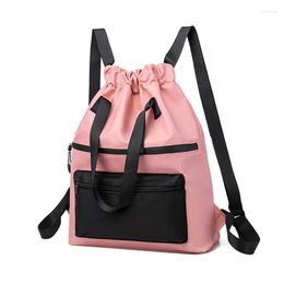 Backpack 2023 Waterproof School Bags Unisex Oxford Multi-Function Anti-Theft Casual Drawstring Women's