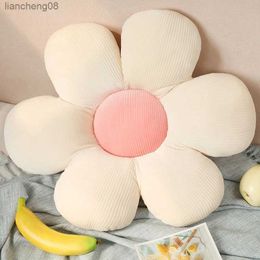 Cushion/Decorative Colourful Flowers Plush Plant Petal Cushion Stuffed Toys for Girls Baby Home Decor Gift