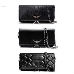 Pochette Rock Swing Wings Zadig Voltaire Bag Womens Tote Handbag Shoulder Designer Man Genuine Leather Wing Chain Luxury Fashion Clutch Flap Cross Body Bags6