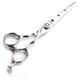 Sharp Tooth Scissors Stylist's Special Barber Personalised Hole 6-inch Flat Shear Thinning