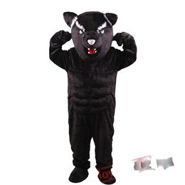 Halloween Black Panther Power Cat Mascot Costume Suit Party Dress Christmas Carnival Party Fancy Costumes Adult Outfit