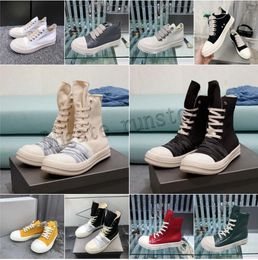 Designer Boots Men Women Canvas Shoes Leather Sneakers High Top Booties Trainers Breathable Platform Boot with box