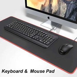 Mouse Pads Wrist Rests Keyboard Mouse Pad Gaming PC Computer Mousepad Large Gamer Desk Mat Black Pads Play 21*25CM 25*29CM 30*70CM 40*90CM YQ231117