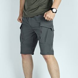Men's Shorts Military Tactical Shorts Men Waterproof Wear-Resistant Cargo Pants Male Summer Shorts Quick Dry Multi-Pockets Trousers S-4Xl 230427