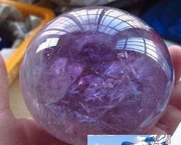 Arts and Crafts Natural Pink Amethyst Quartz Stone Sphere Crystal Fluorite Ball Healing Gemstone 18mm20mm Gift For Familly Frie j7272317