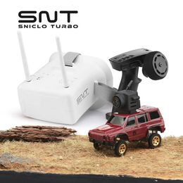 Electric/RC Car SNT Y60 3005 1 64 Patro Off-Road Micro FPV Car with Goggles 4WD RC Car Simulation Drift Climbing Truck Remote Control Car 231117