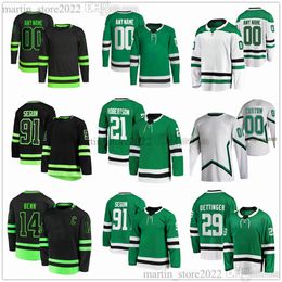 Stitched 2023/24 Hockey Jerseys 91 Tyler Seguin 14 Jamie Benn 21 Jason Robertson 24 Roope Hintz 29 Jake Oettinger 16 Joe Pavelski 4 Miro Heiskanen 41 Scott Wedgewood