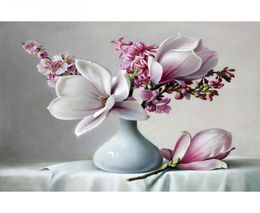 Magnolia Diy Painting By Numbers Home Wall Art Decor Digital Calligraphy Painting Picture By Numbers For Wall Artwork1412762