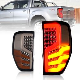 Car Tuning Taillight Upgrade For Ford Ranger/Everest 20 12-20 20 LED Dynamic Turn Signal Lights Rear Brake Fog Taillights