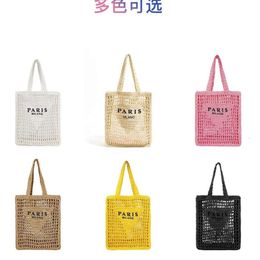 Fashion woven handbag womens shoulder bags designer bag women totebag large capacity shopping totes classic embroidered eco-friendly bag