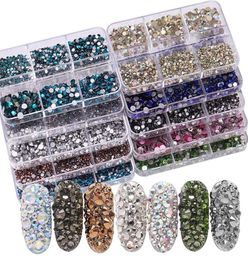 DIY Nail Art Decorations Nails Fakes Teenitor Professional Decoration with Gems for Foil Glitters For Hand Beauty3680162