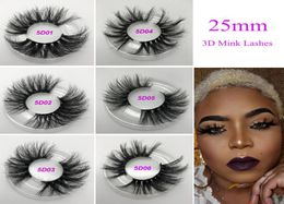 25mm lashes 3D long mink hair eyelashes 3D mink hair eyelashes fluffy mink lashes 25mm long lashes8006841