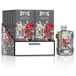 ATVS Warship 7000 Puffs Disposable Vape Device 10ml Mesh Coil with Replaceable Pod Cartridge Airflow Adjustable Ecigs 7000Puffs