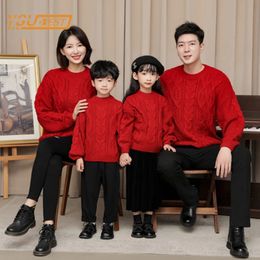Family Matching Outfits Christmas Family Matching Outfits Family Look Mother Son Daughter Mommy and Dad Clothes Year Family Clothing Sweaters 231117