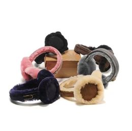 Ear Muffs Warm Plush Earmuffs Imitation Fur Unisex Sweet Style Pure Color Fashion Foldable Soft Simple Adjustable Winter Accessories Dhvsk Belt Boxes UG