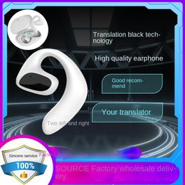 Cross-Border Hot Sale M8 Bluetooth Smart Translation Headphones Support 140 Multi-Language Multi-Country Translation Bluetooth Translator