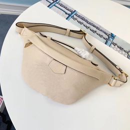 Contador de qualidade designer fanny pacote luxo crossbody saco 23cm couro genuíno bolsa ombro alta imitação pacote peito com caixa zl124