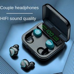 New Private Model M22 Noise Reduction Couple Bluetooth Headset TWS Wireless Sports Hi-fi Earphone Factory Wholesale