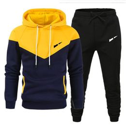 Men Tracksuit Top Designer Casual Sports Long sleeve hoodie and Trousers Running Polar Style Alphabet pattern High quality wholesale men and women y2k1