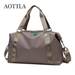 Yoga Bags AOTTLA Waterproof Oxford Cloth Handbag Women's Travel Bag Multifunction Ladies Shoulder Crossbody Bag Fashion Brand Yoga Bag 230417