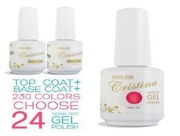 Whole Choose New 237 Colours Crislish UV Gel Polish 15ml 05oz Nail Gel Ship8329697