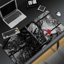 Mouse Pads Wrist Rests Ghost of Tsushima Mouse Pad Gamer Home Custom Computer HD Mousepad XXL Mechanical Keyboard Pad Carpet Non-Slip Office Mouse Mats YQ231117