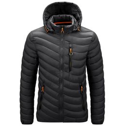 Mens puffer jacket winter coats designer coats mens hooded padded jacket removable large size casual fashion simple travel hiking mountain climbing 5xl down jacket