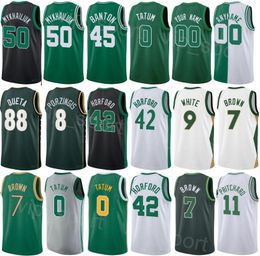 Print Men Woman City Basketball Neemias Queta Jersey 88 Oshae Brissett 12 Dalano Banton 45 Sam Hauser 30 Jrue Holiday 4 Svi Mykhailiuk 50 Earned Custom Name Number