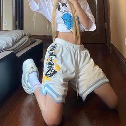 Women s Shorts Y2K Women Summer Casual Streetwear Loose Breeches Harajuku Elastic Waist Short Pants Alt Fairy Grunge Bermudas Clothes 230417